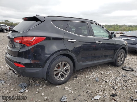 2013 Hyundai Santa Fe Sport with VIN 5XYZUDLB0DG048260, listed as a Copart auction lot 53849625 with 150,901 mi miles and Clean Title. Bid and sale history available at carsss.com. Image 3.
