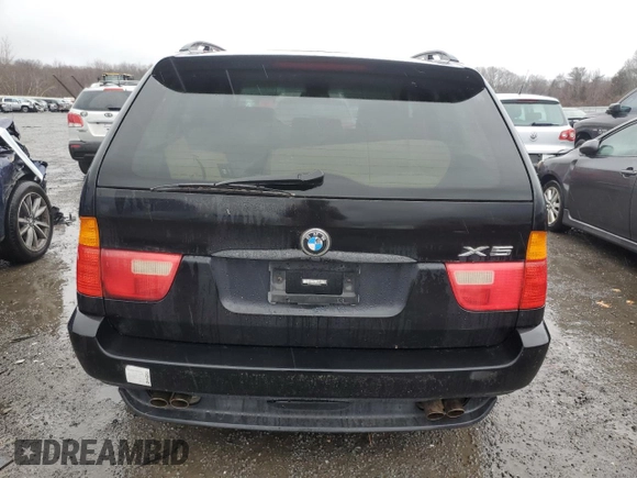 2001 BMW X5 4.4i with VIN WBAFB33581LH25620, listed as a Copart auction lot 84334934 with 0 mi miles and Clean Title. Bid and sale history available at carsss.com. Image 6.