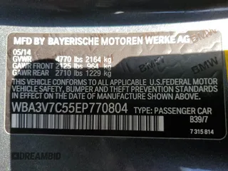 2014 BMW 4 Series 428i with VIN WBA3V7C55EP770804, listed as a Copart auction lot 79122804 with 98,890 mi miles and Salvage Title. Bid and sale history available at DreamBid. Image 12.