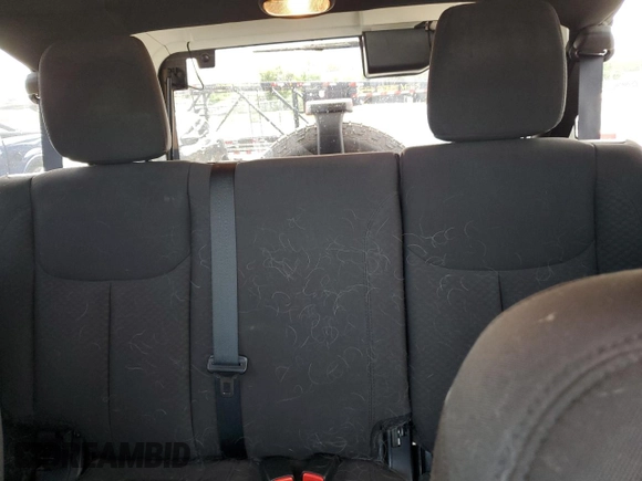 2014 Jeep Wrangler Unlimited Sport with VIN 1C4BJWDG6EL320381, listed as a Copart auction lot 51051704 with 163,127 mi miles and Salvage Title. Bid and sale history available at carsss.com. Image 10.