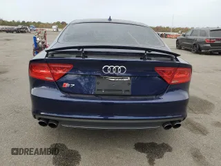 2014 Audi S7 Prestige with VIN WAUW2BFC8EN065736, listed as a Copart auction lot 76977884 with 49,591 mi miles and Salvage Title. Bid and sale history available at carsss.com. Image 6.