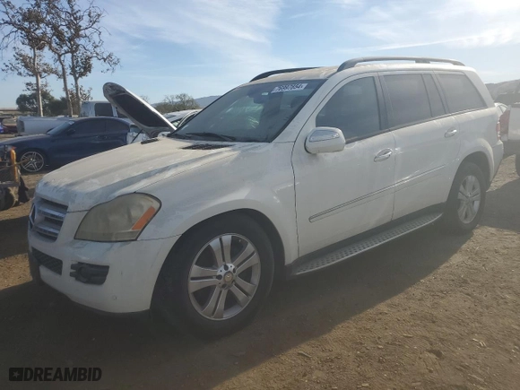 2009 Mercedes-Benz GL-Class 4.6L with VIN 4JGBF71E79A510178, listed as a Copart auction lot 76997854 with 151,576 mi miles and Clean Title. Bid and sale history available at carsss.com. Image 1.