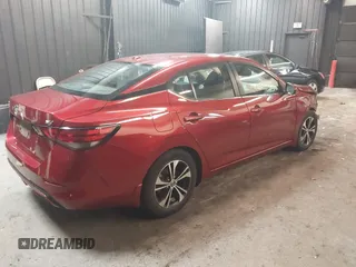 2021 Nissan Sentra SV with VIN 3N1AB8CV7MY201011, listed as a IAAI auction lot 41728327 with 57,258 mi miles and . Bid and sale history available at DreamBid. Image 4.