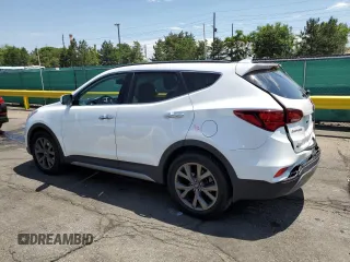 2017 Hyundai Santa Fe Ultimate with VIN 5XYZWDLA2HG466925, listed as a Copart auction lot 62516895 with 102,202 mi miles and Salvage title. Bid and sale history available at DreamBid. Image 2.