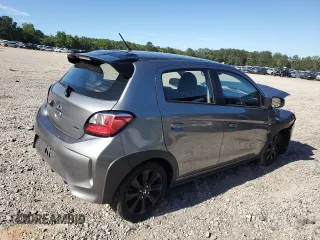 2023 Mitsubishi Mirage Black Edition with VIN ML32AWHJ0PH003629, listed as a Copart auction lot 57873775 with Not provided miles and Salvage title. Bid and sale history available at DreamBid. Image 3.