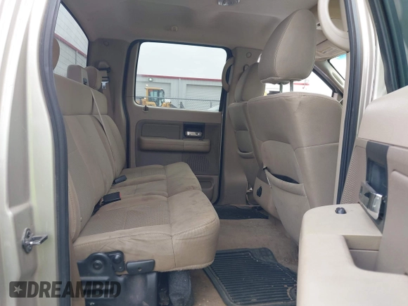 2008 Ford F-150 XLT with VIN 1FTPW12538FB16829, listed as a IAAI auction lot 41909565 with 291,775 mi miles. Bid and sale history available at carsss.com. Image 8.