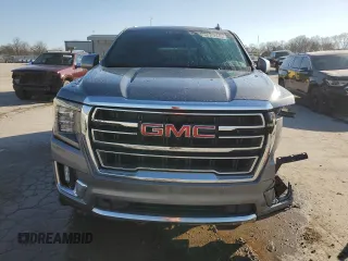 2021 GMC Yukon SLT with VIN 1GKS1BKD9MR194633, listed as a Copart auction lot 48762645 with 56,502 mi miles and Salvage Title. Bid and sale history available at carsss.com. Image 5.
