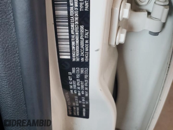 2018 Jeep Renegade Latitude z VIN ZACCJABB0JPH19596, wystawiony jako Copart lot #60263505 z przebiegiem 88 480 mil mil oraz Szkoda całkowita • Salvage title. Historia ofert i sprzedaży dostępna na DreamBid. Obrazek 12.