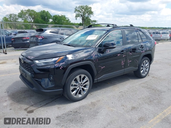 2023 Toyota RAV4 XLE Premium with VIN 2T3A1RFVXPC350896, listed as a IAAI auction lot 42345303 with 26,058 mi miles and . Bid and sale history available at DreamBid. Image 2.