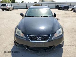2007 Lexus IS 250 with VIN JTHBK262172027244, listed as a Copart auction lot 61504085 with 181,524 mi miles and Salvage title. Bid and sale history available at DreamBid. Image 5.