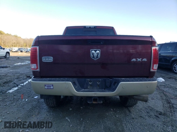 2016 Ram 2500 Laramie Longhorn with VIN 3C6UR5GL0GG323692, listed as a Copart auction lot 42044685 with 113,473 mi miles and Salvage title. Bid and sale history available at DreamBid. Image 6.