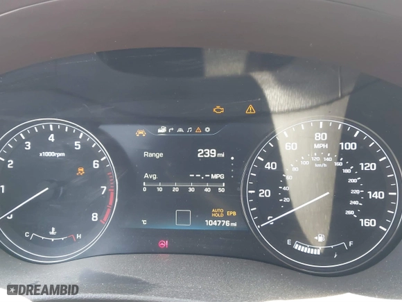 2015 Hyundai Genesis 5.0L with VIN KMHGN4JF1FU035492, listed as a IAAI auction lot 41849568 with 104,776 mi miles. Bid and sale history available at carsss.com. Image 7.