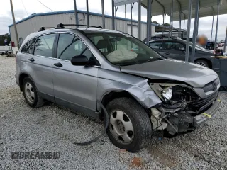 2007 Honda CR-V LX with VIN JHLRE38337C006539, listed as a Copart auction lot 47698005 with 143,858 mi miles and Salvage Title. Bid and sale history available at carsss.com. Image 4.