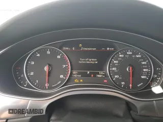 2013 Audi A6 Premium Plus with VIN WAUDFAFC0DN051723, listed as a Copart auction lot 57493605 with 74,881 mi miles and Salvage title. Bid and sale history available at DreamBid. Image 9.