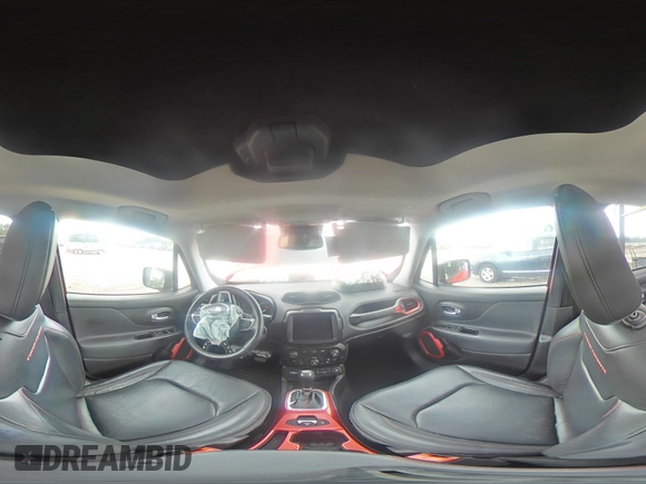 2018 Jeep Renegade Trailhawk with VIN ZACCJBCBXJPG96008, listed as a Copart auction lot 56657785 with 46,560 mi miles and Salvage title. Bid and sale history available at DreamBid. Image 15.