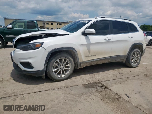 2021 Jeep Cherokee Latitude Plus with VIN 1C4PJLLB4MD116066, listed as a Copart auction lot 58583985 with 69,390 mi miles and Salvage title. Bid and sale history available at DreamBid. Image 1.