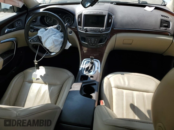 2014 Buick Regal Premium I with VIN 2G4GM5ER9E9243354, listed as a Copart auction lot 68691824 with Not provided miles and Salvage title. Bid and sale history available at DreamBid. Image 8.
