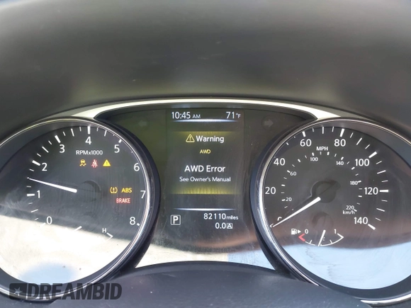 2016 Nissan Rogue S with VIN JN8AT2MV6GW153992, listed as a IAAI auction lot 42074239 with 82,110 mi miles. Bid and sale history available at carsss.com. Image 7.