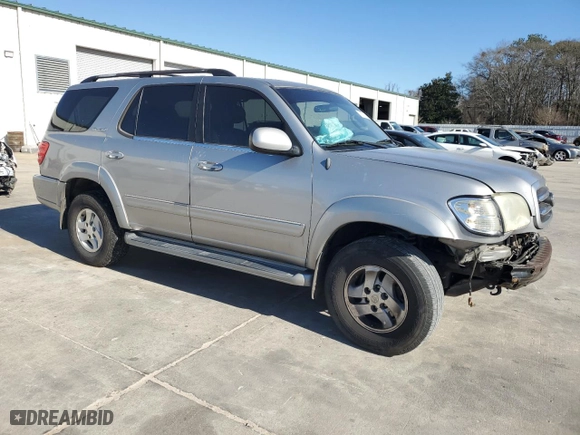 2002 Toyota Sequoia Limited with VIN 5TDZT38A42S087785, listed as a Copart auction lot 87659215 with 366,459 mi miles and Salvage Title. Bid and sale history available at carsss.com. Image 4.