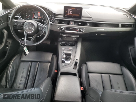2018 Audi A5 Sportback Premium with VIN WAUDNCF53JA068101, listed as a Copart auction lot 39541494 with 52,300 mi miles. Bid and sale history available at carsss.com. Image 8.