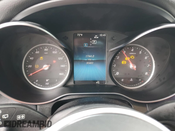 2022 Mercedes-Benz GLC 300 with VIN W1N0G8DB0NV344579, listed as a Copart auction lot 59981025 with 30,483 mi miles and Salvage title. Bid and sale history available at DreamBid. Image 9.