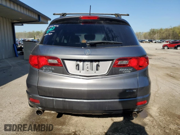 2009 Acura RDX with VIN 5J8TB18219A008166, listed as a Copart auction lot 54336975 with 176,430 mi miles and Salvage Title. Bid and sale history available at carsss.com. Image 6.