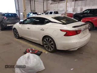 2016 Nissan Maxima SL with VIN 1N4AA6AP2GC399721, listed as a IAAI auction lot 41818252 with 64,386 mi miles and . Bid and sale history available at DreamBid. Image 3.