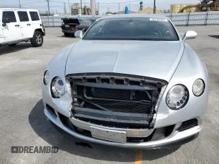 2012 Bentley Continental GT with VIN SCBFR7ZA2CC073607, listed as a Copart auction lot 56768995 with 54,966 mi miles and Salvage Title. Bid and sale history available at DreamBid. Image 5.