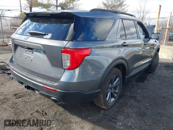 2024 Ford Explorer XLT with VIN 1FMSK8DH9RGA53555, listed as a IAAI auction lot 41497203 with 2,167 mi miles. Bid and sale history available at carsss.com. Image 4.