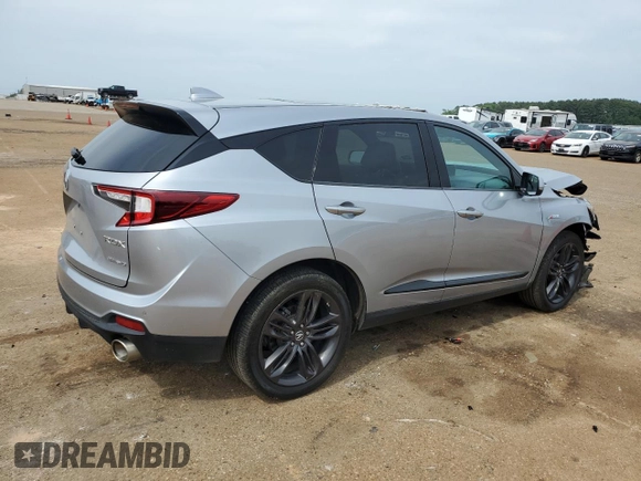 2020 Acura RDX w/A-Spec Pkg with VIN 5J8TC2H61LL022814, listed as a Copart auction lot 53683175 with 98,801 mi miles and Salvage Title. Bid and sale history available at carsss.com. Image 3.