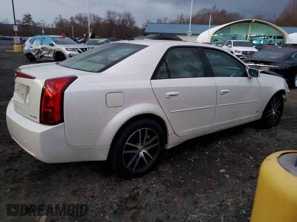 2007 Cadillac CTS with VIN 1G6DP577970100947, listed as a Copart auction lot 83350024 with 127,933 mi miles and Salvage Title. Bid and sale history available at carsss.com. Image 3.