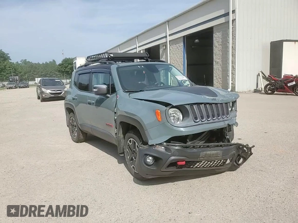 2016 Jeep Renegade Trailhawk with VIN ZACCJBCT2GPC56026, listed as a Copart auction lot 62223445 with 113,915 mi miles and Salvage title. Bid and sale history available at DreamBid. Image 14.