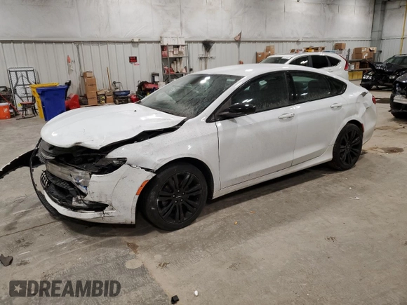 2017 Chrysler 200 Touring with VIN 1C3CCCFB2HN502929, listed as a Copart auction lot 84761644 with 89,946 mi miles and Non Repairable. Bid and sale history available at carsss.com. Image 1.
