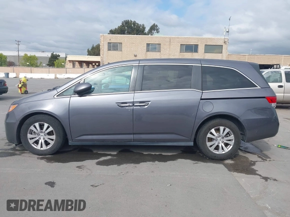 2016 Honda Odyssey EX-L with VIN 5FNRL5H68GB104350, listed as a IAAI auction lot 42023306 with 124,672 mi miles. Bid and sale history available at carsss.com. Image 15.