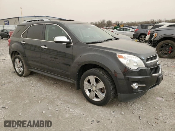2012 Chevrolet Equinox LTZ with VIN 2GNFLGE52C6121680, listed as a Copart auction lot 49589385 with 122,204 mi miles and Salvage Title. Bid and sale history available at carsss.com. Image 4.