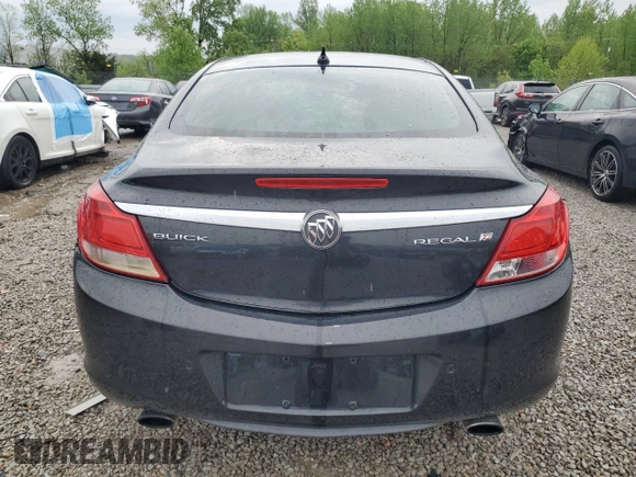 2012 Buick Regal Turbo Premium 3 with VIN 2G4GU5GV4C9144271, listed as a Copart auction lot 53874985 with 156,991 mi miles and Non repairable. Bid and sale history available at DreamBid. Image 6.