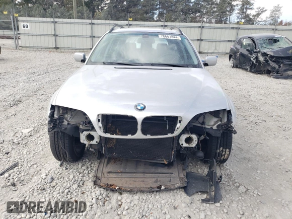 2004 BMW 3 Series 325i with VIN WBAEN33404PC13311, listed as a Copart auction lot 78661844 with 121,435 mi miles and Salvage Title. Bid and sale history available at carsss.com. Image 5.