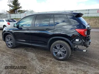 2019 Honda Passport EX-L z VIN 5FNYF8H59KB027590, wystawiony jako Copart lot #53875665 z przebiegiem 57 911 mil mil oraz Czysty tytuł • Clean title. Historia ofert i sprzedaży dostępna na DreamBid. Obrazek 2.