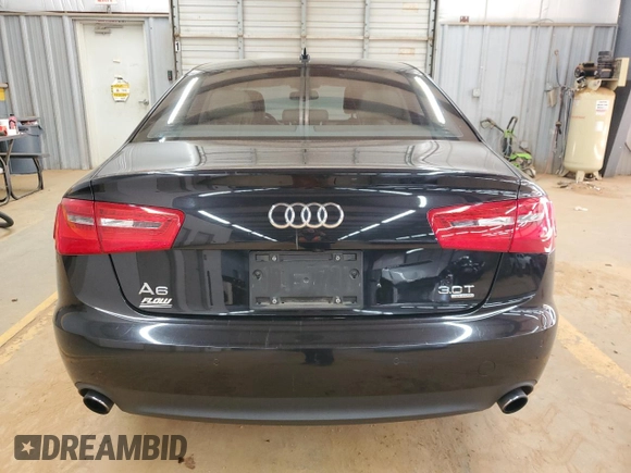 2012 Audi A6 Premium Plus with VIN WAUGGAFC6CN168991, listed as a Copart auction lot 47970195 with 117,628 mi miles and Salvage title. Bid and sale history available at DreamBid. Image 6.