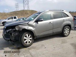2013 Kia Sorento LX with VIN 5XYKTDA21DG401970, listed as a Copart auction lot 54079365 with 217,969 mi miles and Salvage title. Bid and sale history available at DreamBid. Image 1.