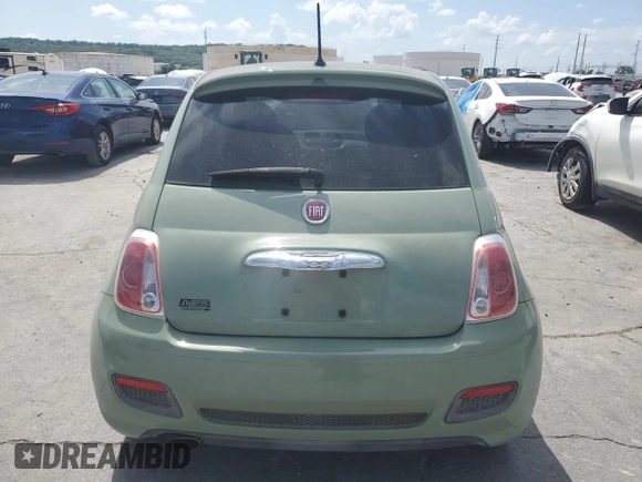 2015 FIAT 500 Sport with VIN 3C3CFFBR2FT707384, listed as a Copart auction lot 65052815 with 83,875 mi miles and Clean title. Bid and sale history available at DreamBid. Image 6.