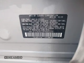 2023 Subaru Forester Premium с VIN JF2SKAEC9PH445216, выставлен на аукционе IAAI как лот 41887616 с пробегом 12 479 миль миль и . История ставок и продаж доступна на DreamBid. Изображение 9.