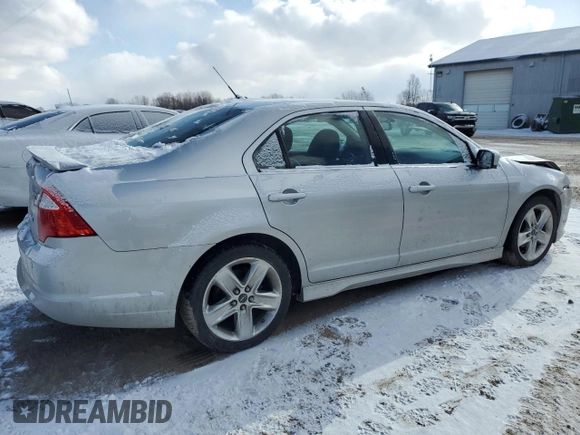 2010 Ford Fusion SPORT with VIN 3FAHP0DC6AR169353, listed as a Copart auction lot 89013355 with 117,063 mi miles and Non Repairable. Bid and sale history available at carsss.com. Image 3.