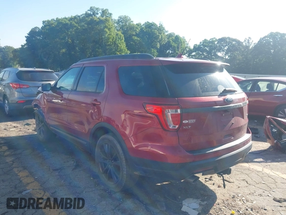 2018 Ford Explorer XLT with VIN 1FM5K8D80JGA88535, listed as a IAAI auction lot 42246491 with 104,006 mi miles and . Bid and sale history available at DreamBid. Image 3.