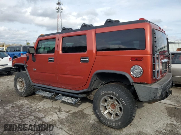 2003 Hummer H2 with VIN 5GRGN23U43H114002, listed as a Copart auction lot 78552954 with 203,277 mi miles and Clean Title. Bid and sale history available at carsss.com. Image 2.