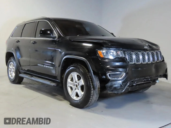 2018 Jeep Grand Cherokee Laredo E with VIN 1C4RJEAG0JC513620, listed as a Copart auction lot 48374375 with 67,654 mi miles and Clean Title. Bid and sale history available at carsss.com. Image 1.
