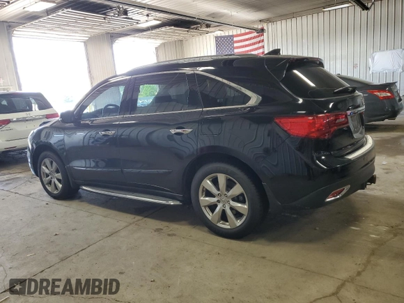 2014 Acura MDX Advance with VIN 5FRYD4H83EB037558, listed as a Copart auction lot 60697445 with 178,649 mi miles and Non repairable. Bid and sale history available at DreamBid. Image 2.