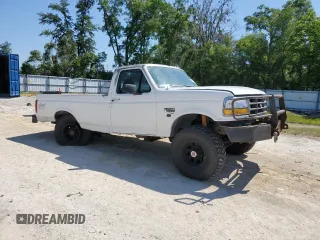 1997 Ford F-250 with VIN 3FTHF26F1VMA18455, listed as a Copart auction lot 53296745 with 224,462 mi miles and Non Repairable. Bid and sale history available at DreamBid. Image 4.
