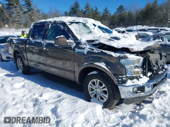 2015 Ford F-150 XLT with VIN 1FTEW1EP7FFD00088, listed as a IAAI auction lot 41364170 with 100,524 mi miles. Bid and sale history available at carsss.com. Image 1.