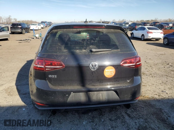 2015 Volkswagen Golf GTI S with VIN 3VW5T7AUXFM099940, listed as a Copart auction lot 82705914 with 68,617 mi miles and Salvage Title. Bid and sale history available at carsss.com. Image 6.